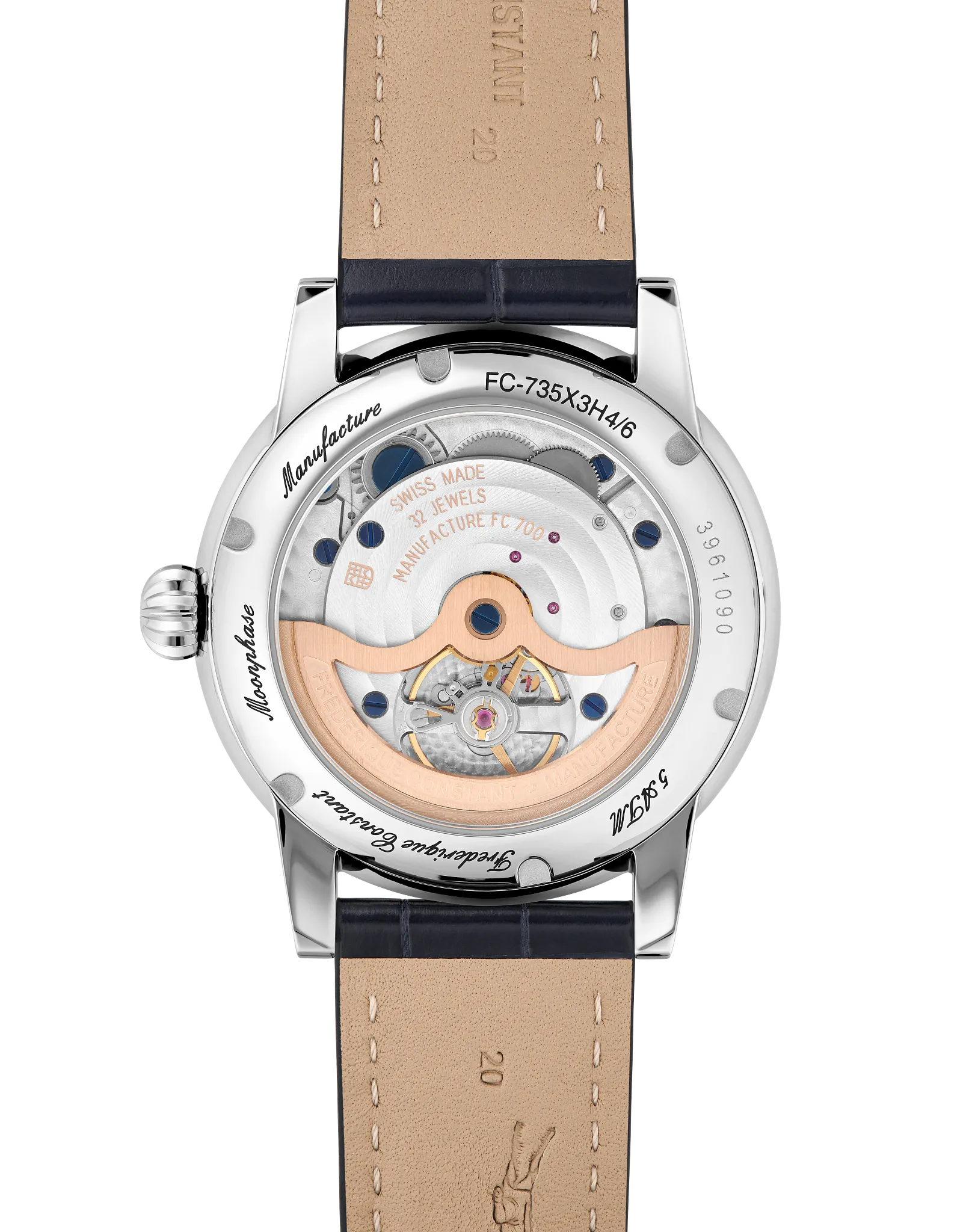 Manufacture Classic Power Reserve Big Date Watch FC-735S3H6